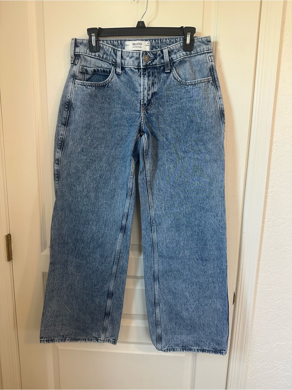Hollister Light Blue Wide-Leg Denim Jeans